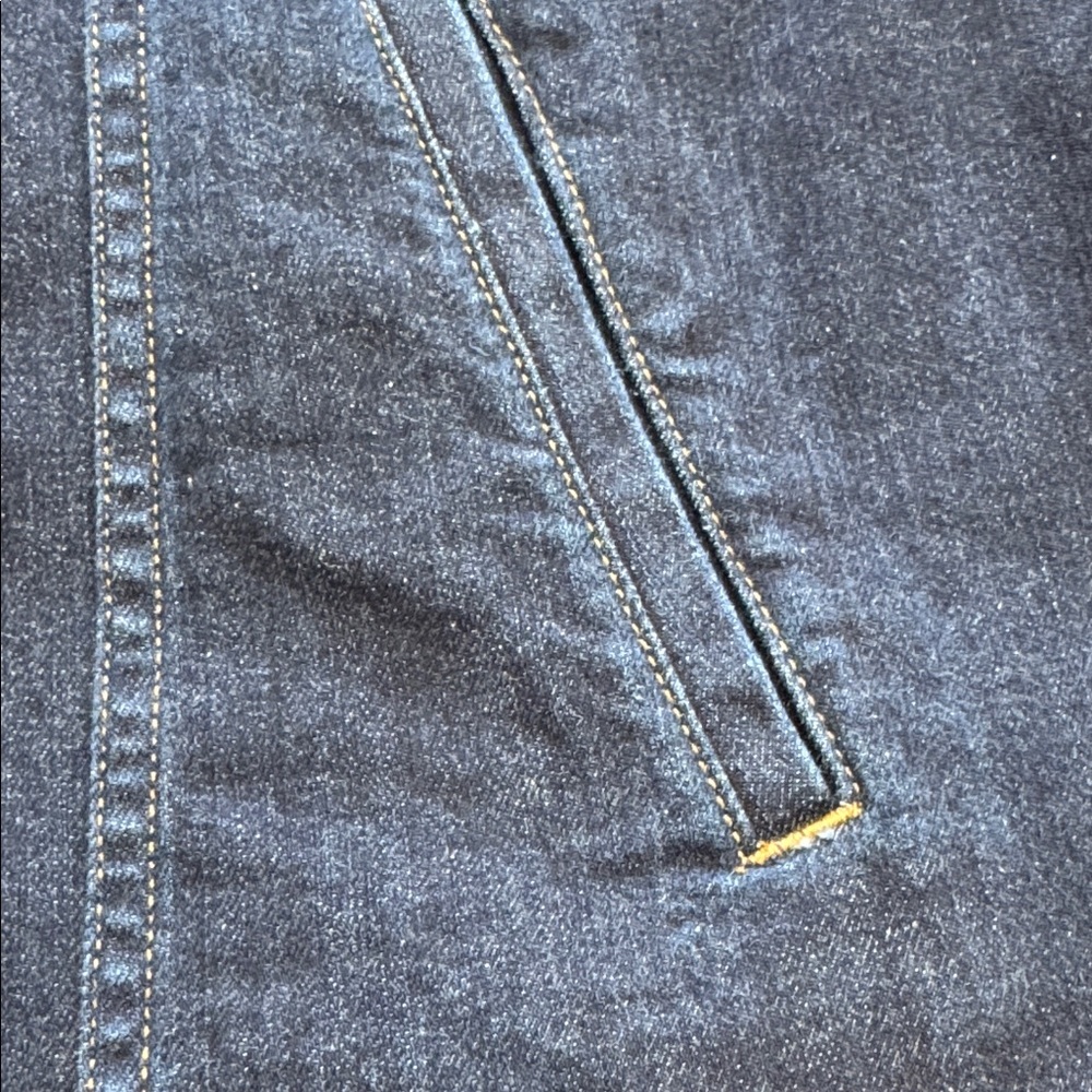 Duluth Trading Co Deep Blue Denim Jacket - Picture 5 of 10